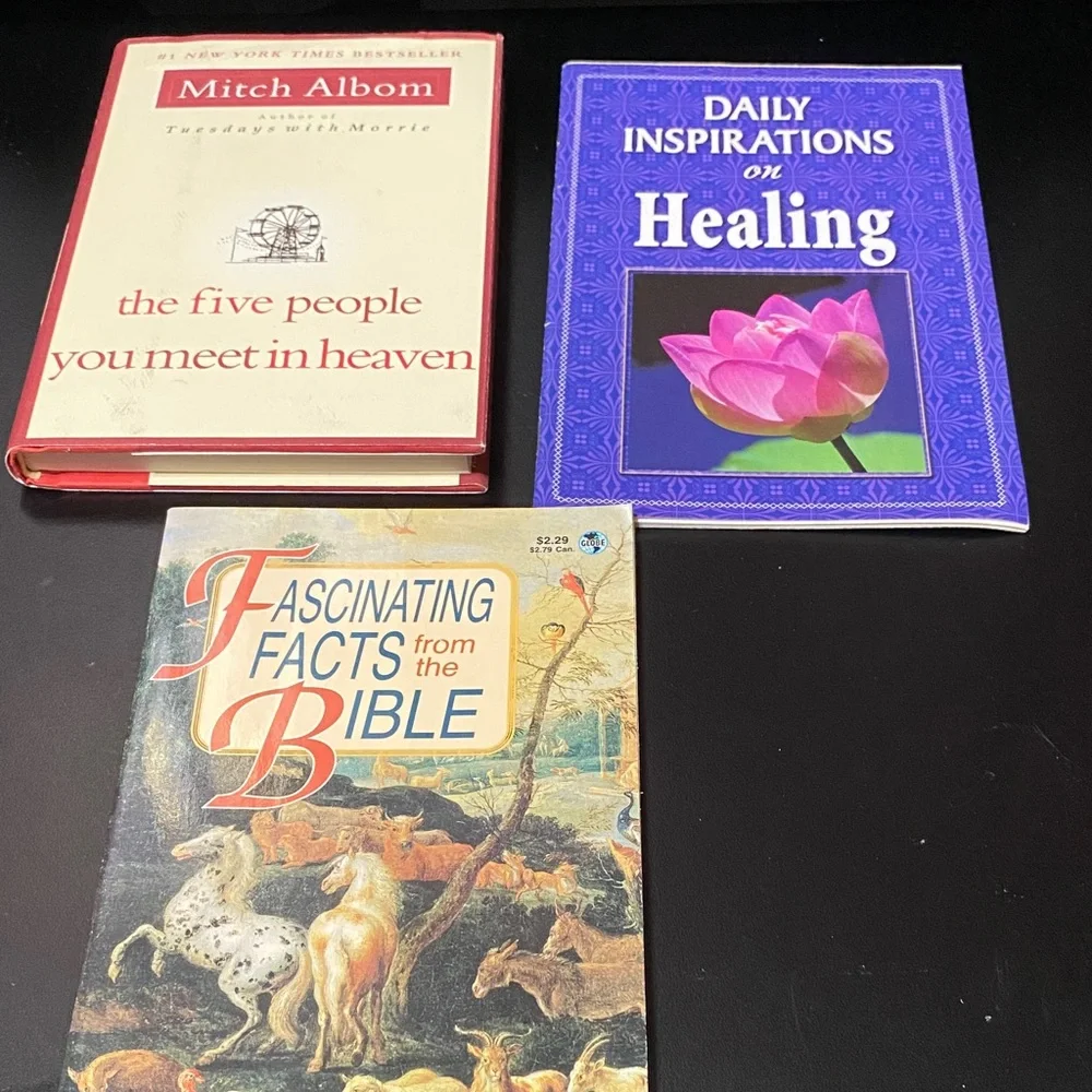 Inspirational Educational Book Set, The five people you meet in heaven + 2 other